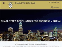 Tablet Screenshot of charlottecityclub.com